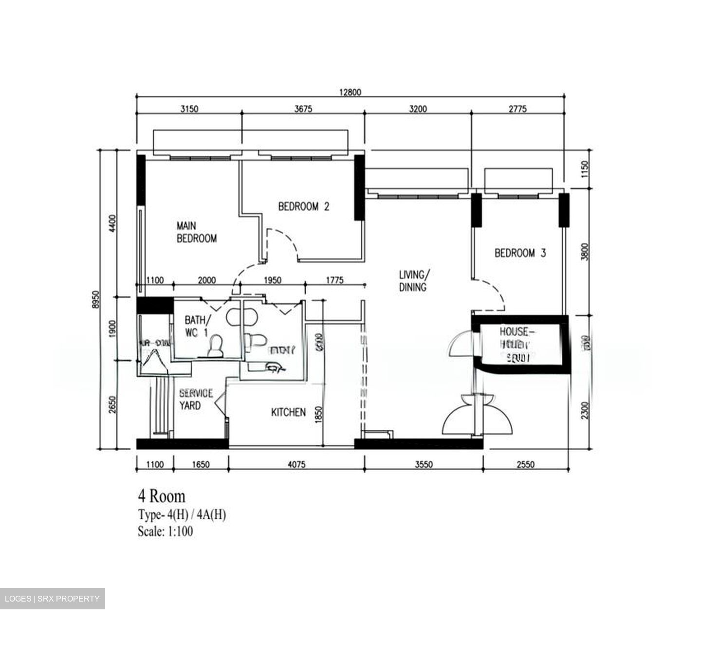 Blk 420B Waterfront II @ Northshore (Punggol), HDB 4 Rooms #568348741
